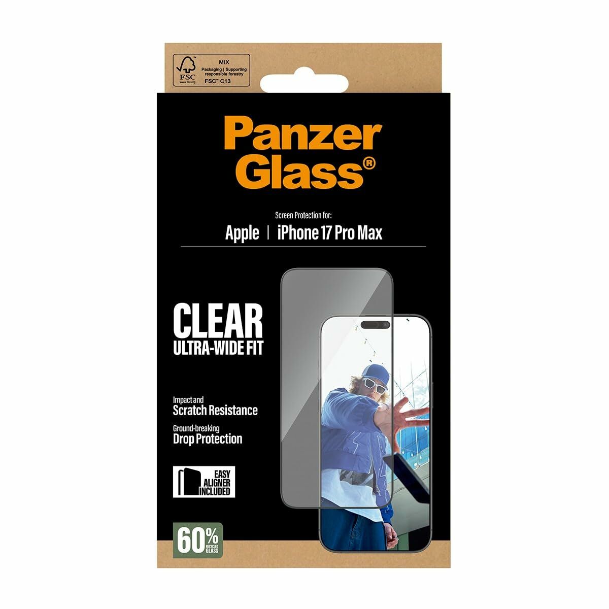 Custodia per Cellulare Panzer Glass PG43455 Nero - Image 6