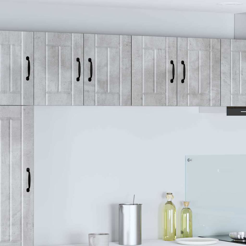 vidaXL Küchenwandschrank Beton Grau 60 x 31 x 40 cm Holzwerkstoff