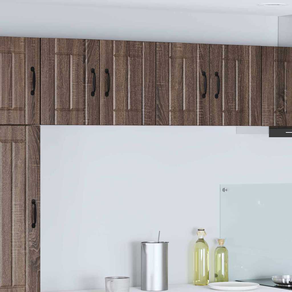 vidaXL Küchenwandschrank mit Regal Braun Eichen-Optik 60 x 31 x 40 cm