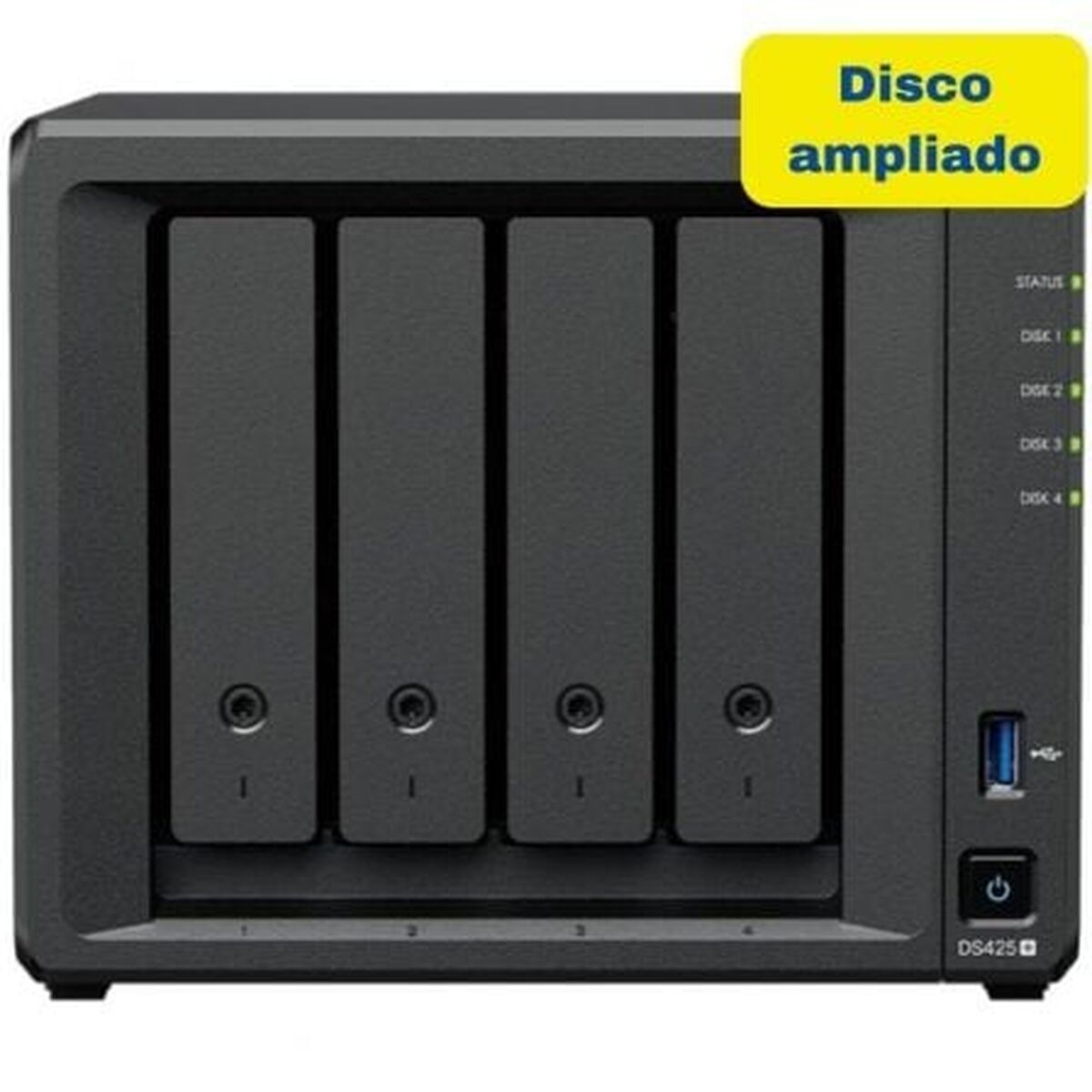 Memorizzazione in Rete NAS Synology DS425+ 16TB Nero Intel Celeron J4125