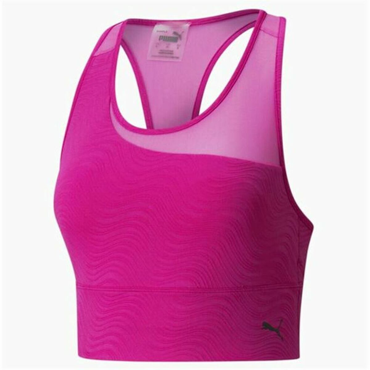 Reggiseno Sportivo Puma Mid Impact Flawless Fucsia Taglia:M