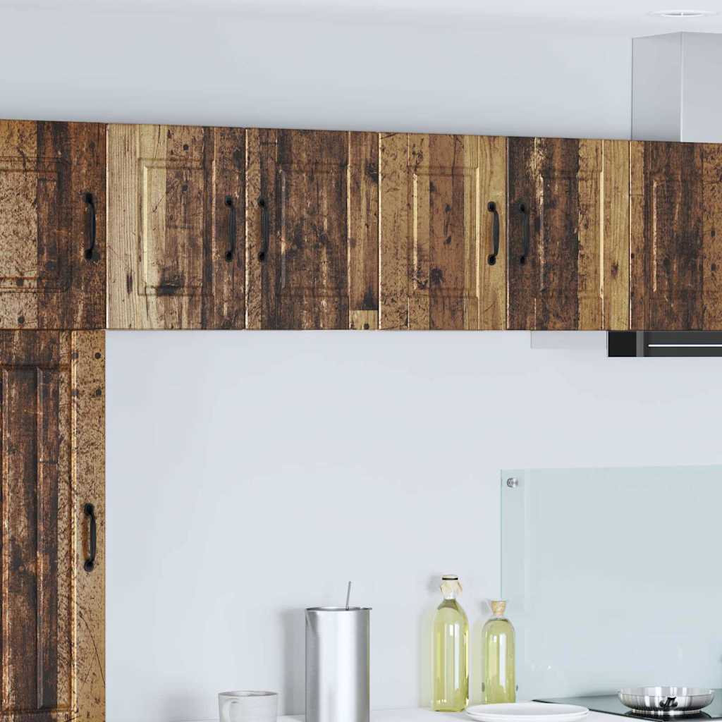 vidaXL Küchenwandschrank mit Tür Altholz 60 x 31 x 40 cm Holzwerkstoff