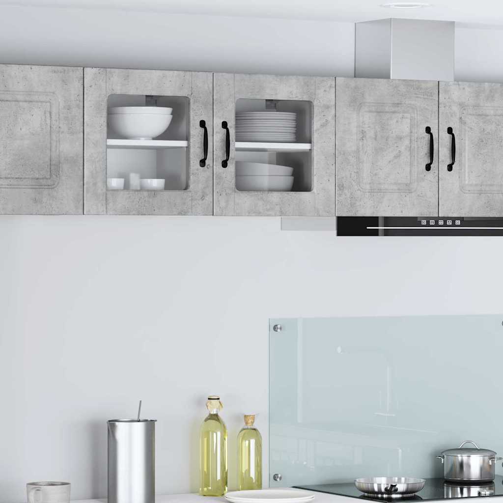 vidaXL Küchenwandschrank Beton Grau 40 x 31 x 40 cm Holzwerkstoff