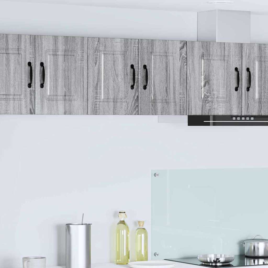 vidaXL Küchenwandschrank Graues Sonoma 30 x 31 x 40 cm Holzwerkstoff