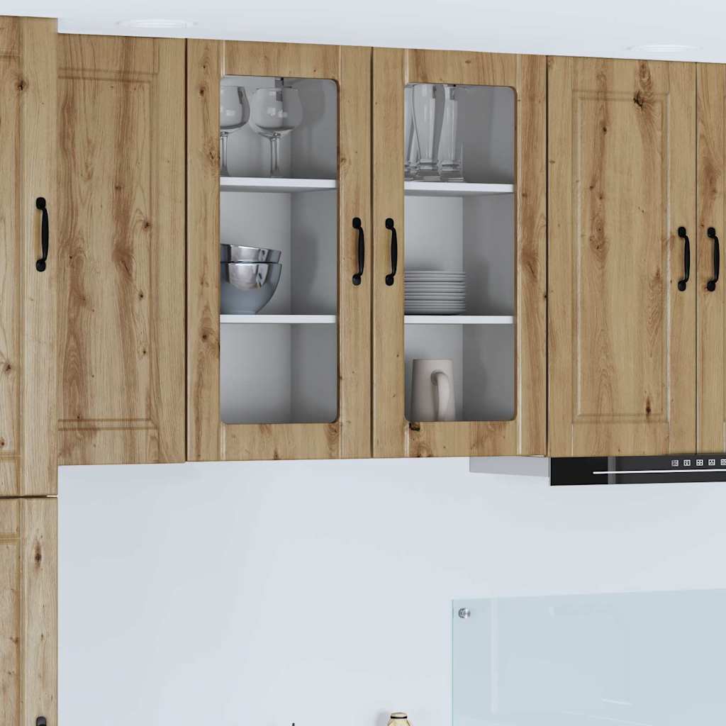 vidaXL Küchenwandschrank Artisan-Eiche 40 x 31 x 80 cm Holzwerkstoff