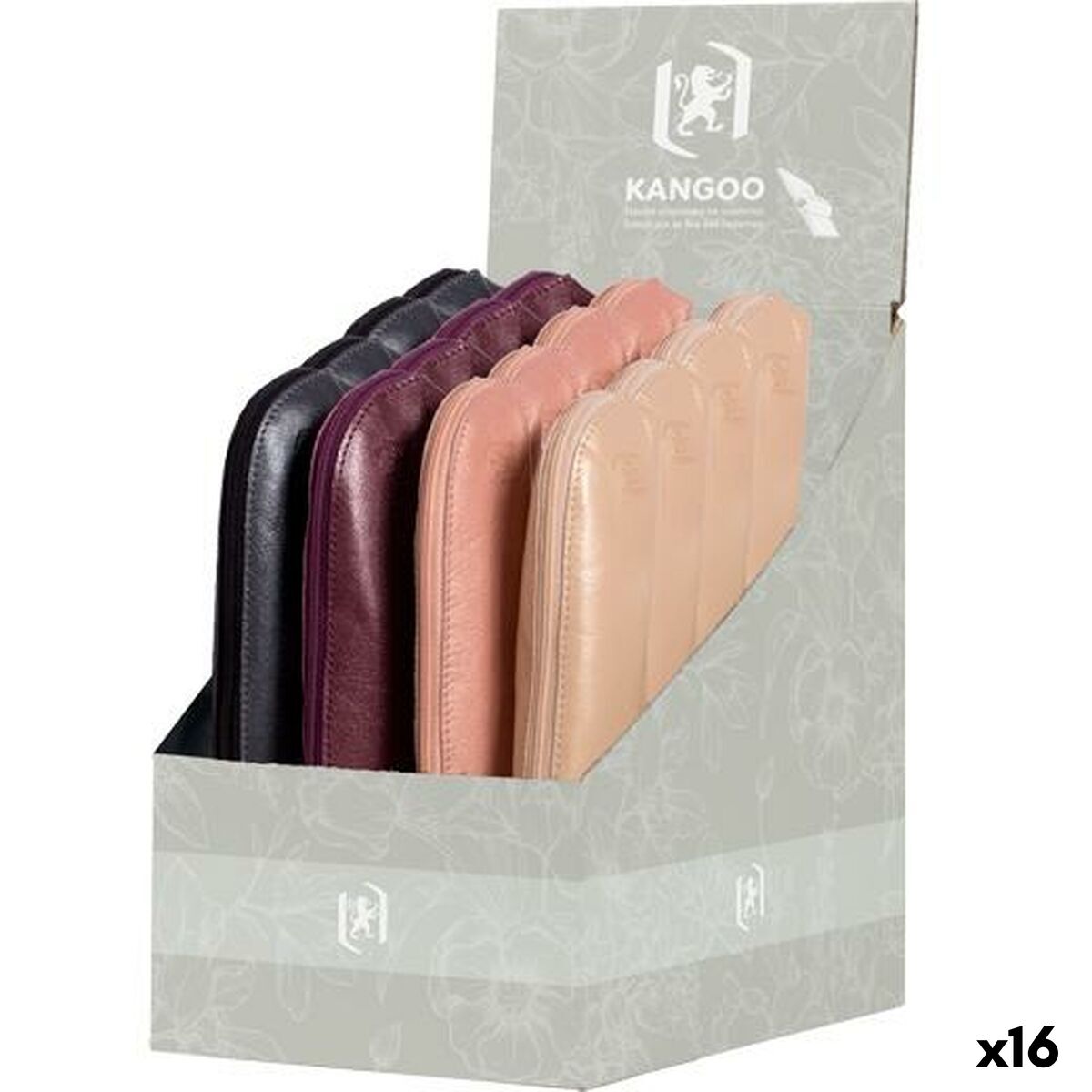 Astuccio Scuola Oxford KANGOO ROMANCE 20,5 x 6 x 5 cm (16 Unità)
