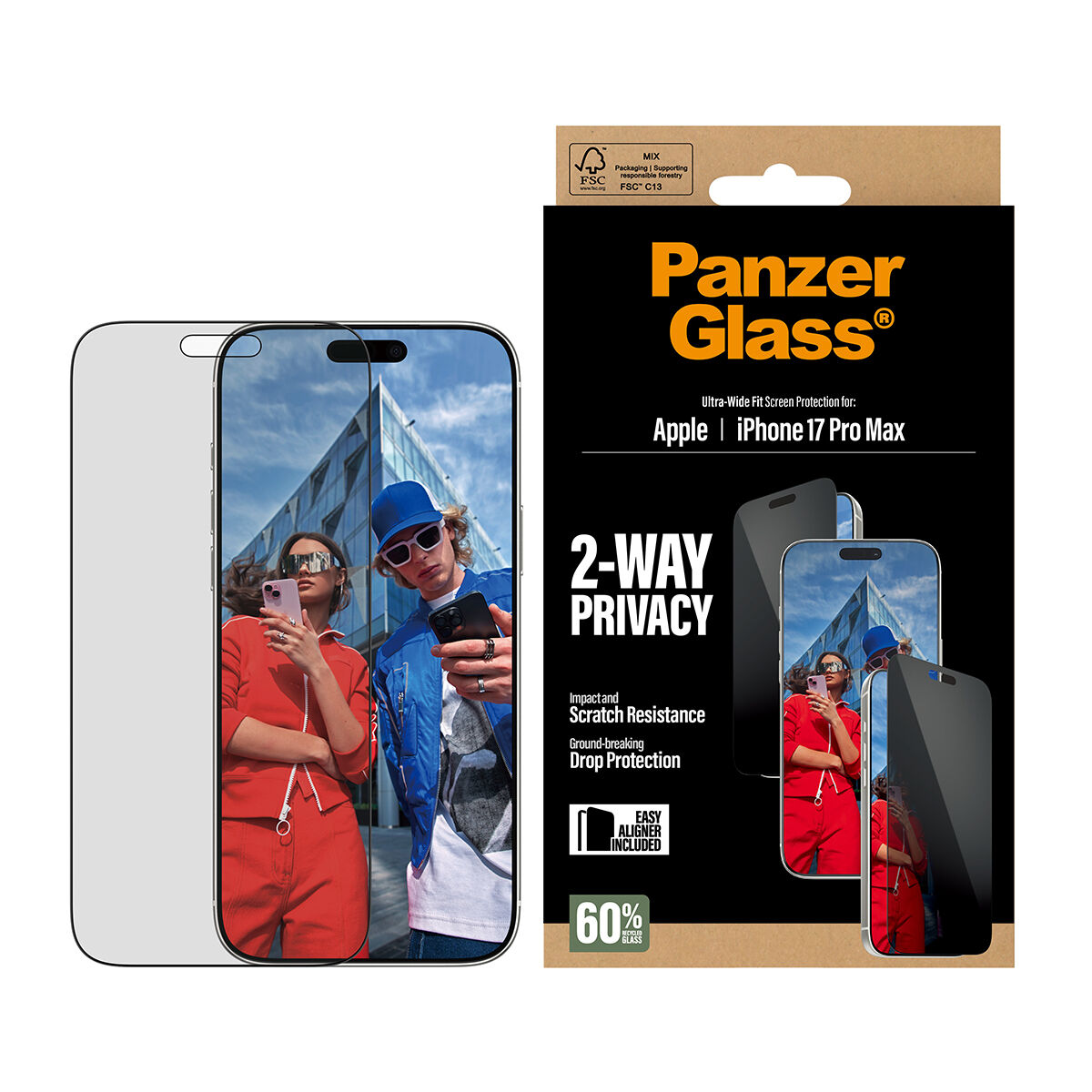 Proteggi Schermo Panzer Glass PG75492 Apple iPhone 17 Pro Max