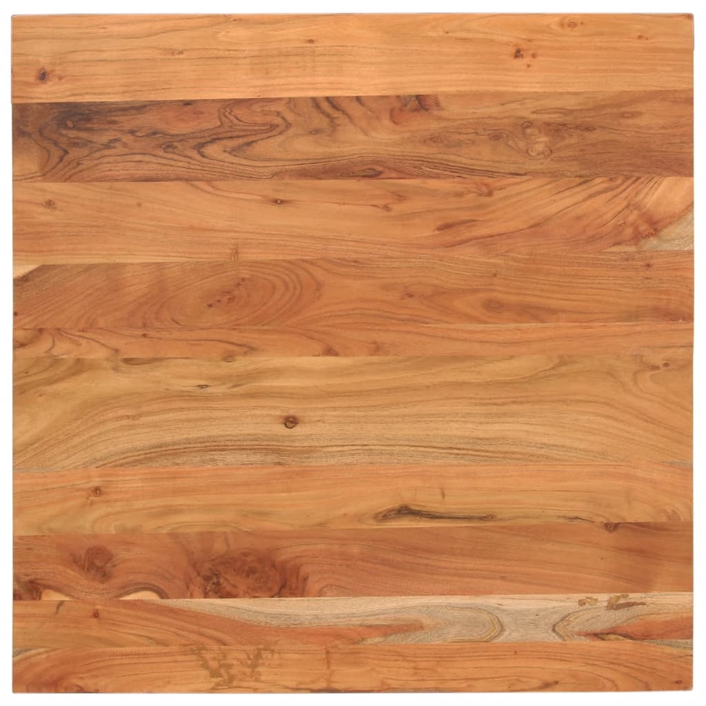 vidaXL Tablero de mesa cuadrado madera maciza de acacia 70x70x2,5 cm