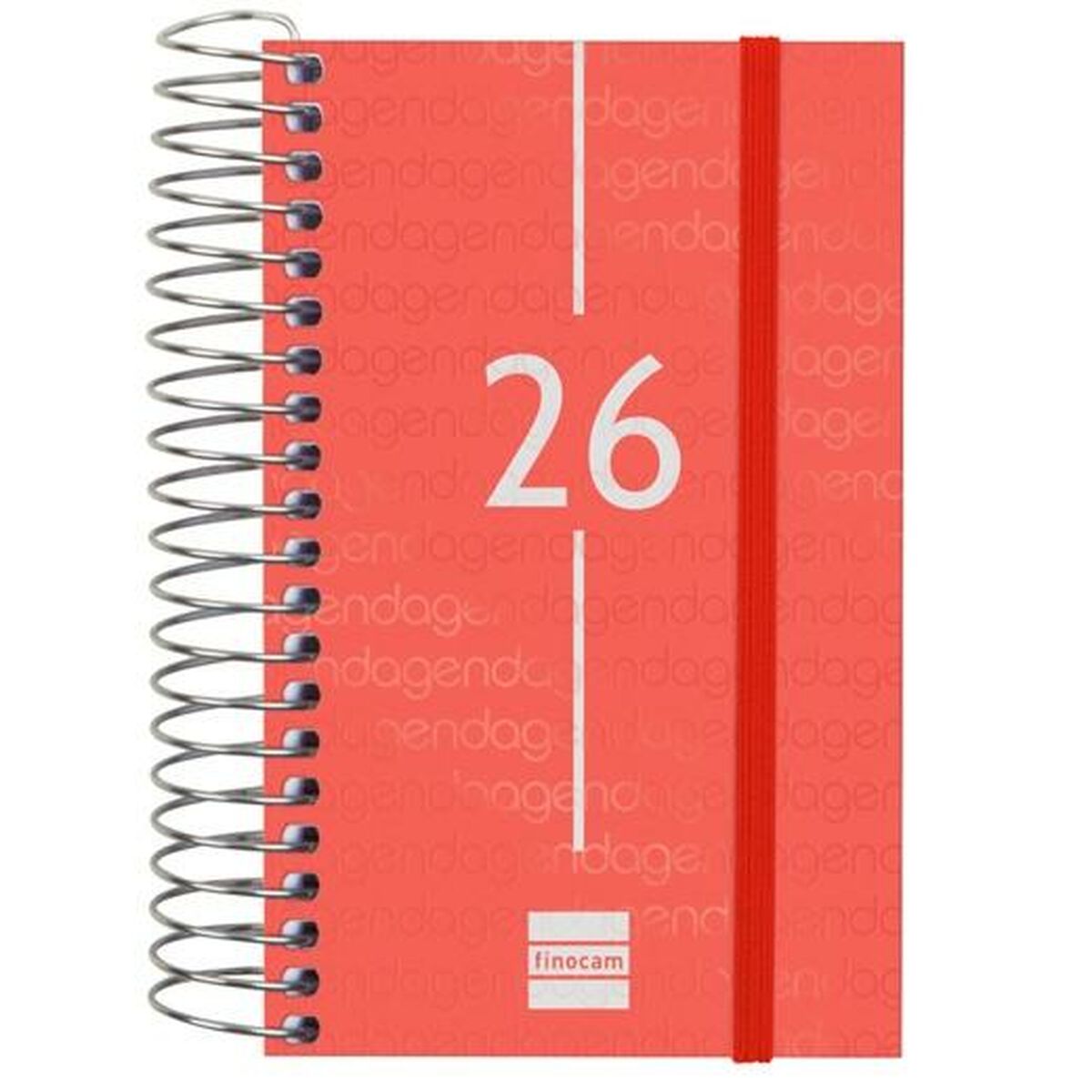 Agenda Finocam YEAR Rosso Mini 7,9 x 12,7 cm 2026
