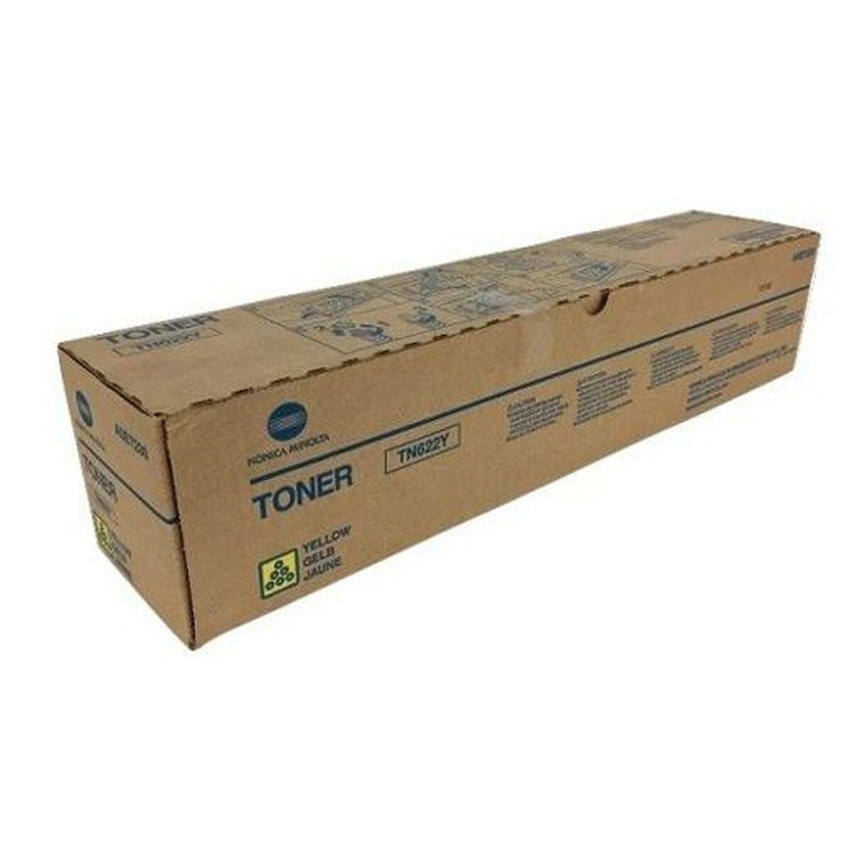 Toner Originale Konica Minolta TN622Y Giallo