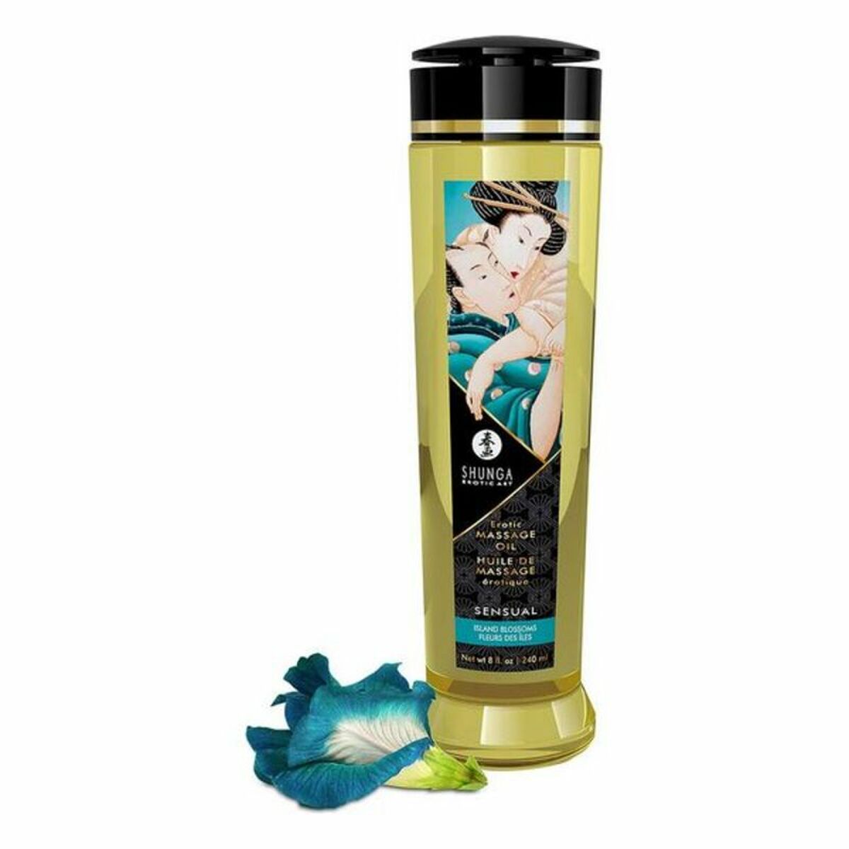 Olio per Massaggio Erotico Island Blossoms Shunga SHU-1224 240 ml
