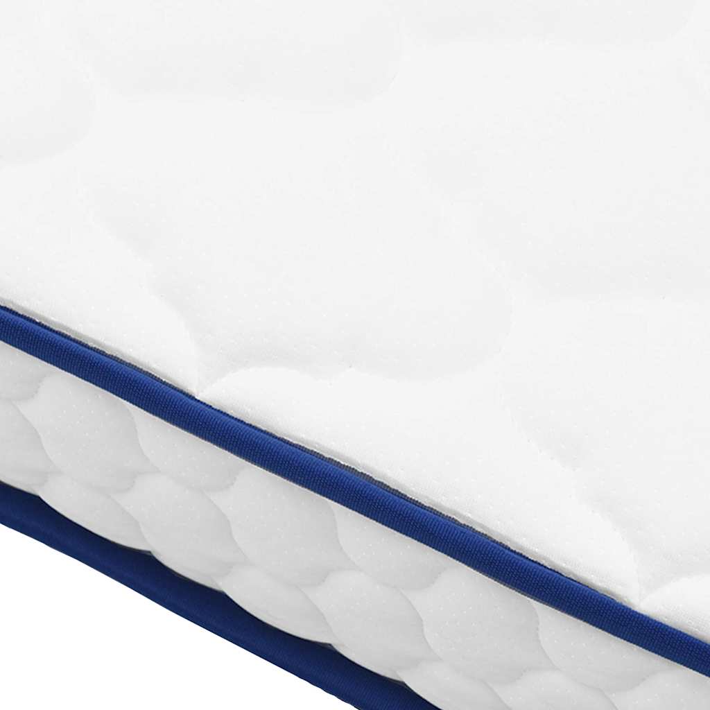 vidaXL Colchón de espuma viscoelástica blanco 80x160x17 cm suave - Image 6