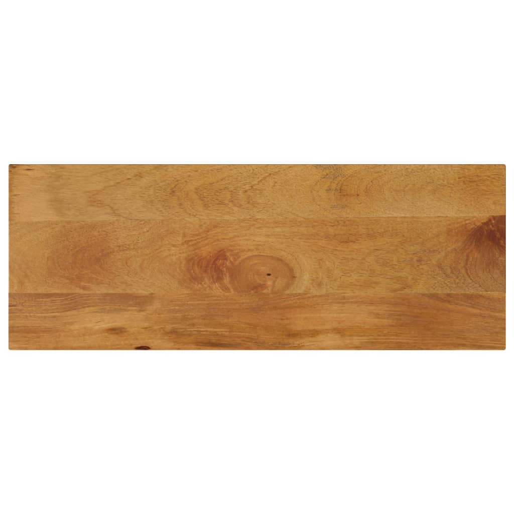 vidaXL Tablero de mesa rectangular madera maciza mango 90x20x3,8 cm