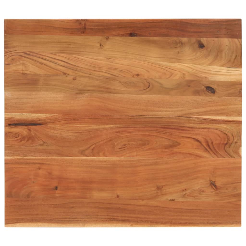 vidaXL Tablero de mesa rectangular madera maciza acacia 100x80x2,5 cm