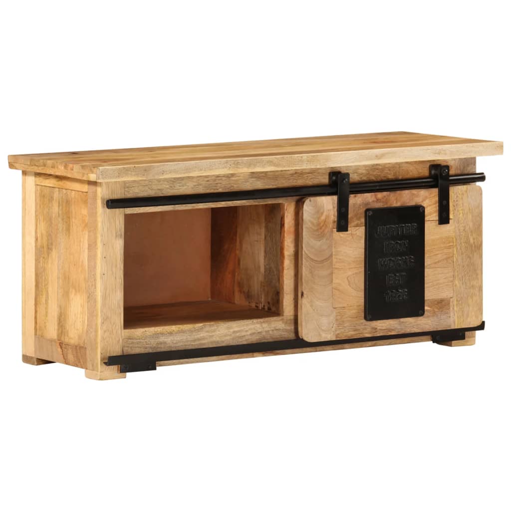 vidaXL Mueble para TV madera maciza de mango 90x35x40 cm