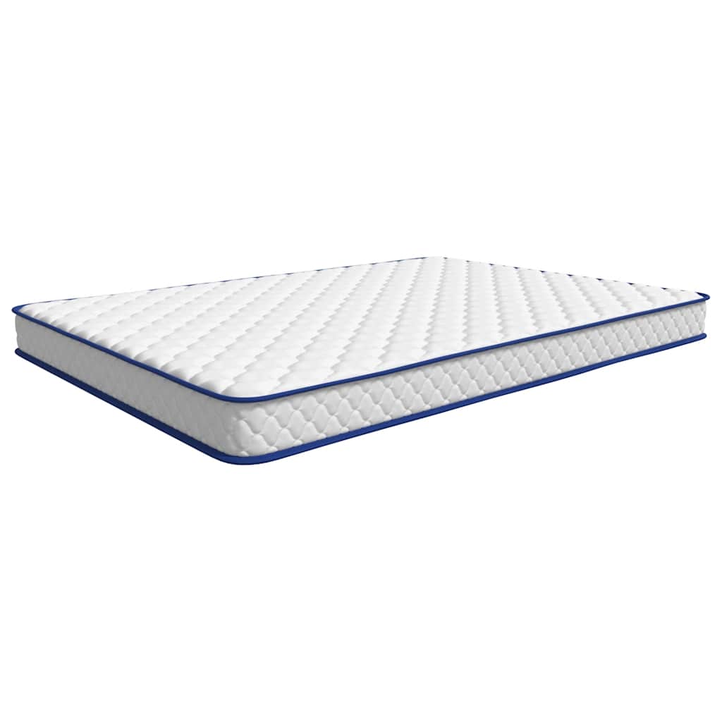 vidaXL Colchón de espuma viscoelástica blanco 140x190x17 cm suave - Image 3