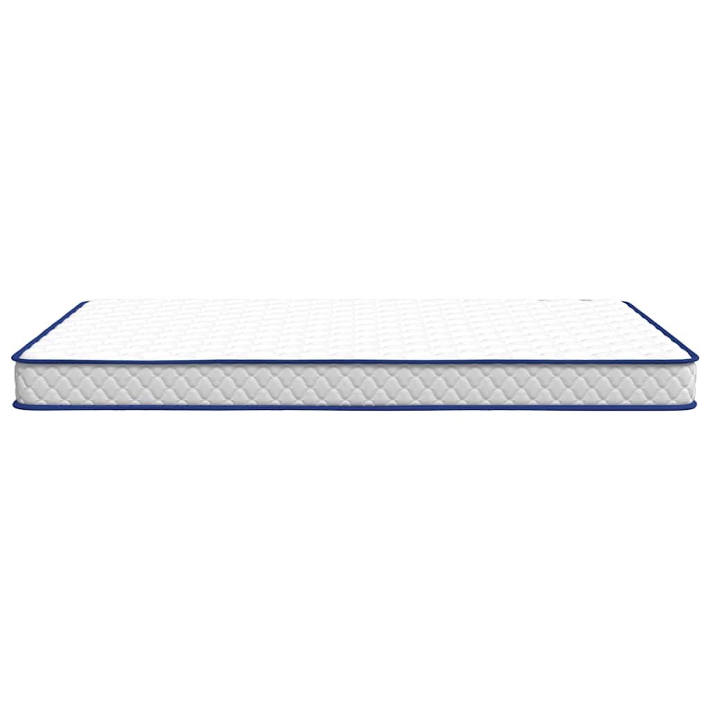 vidaXL Colchón de espuma viscoelástica blanco 140x190x17 cm suave - Image 4