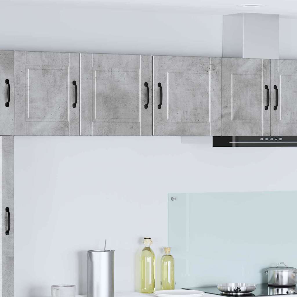 vidaXL Küchenwandschrank Beton Grau 40 x 31 x 40 cm Holzwerkstoff