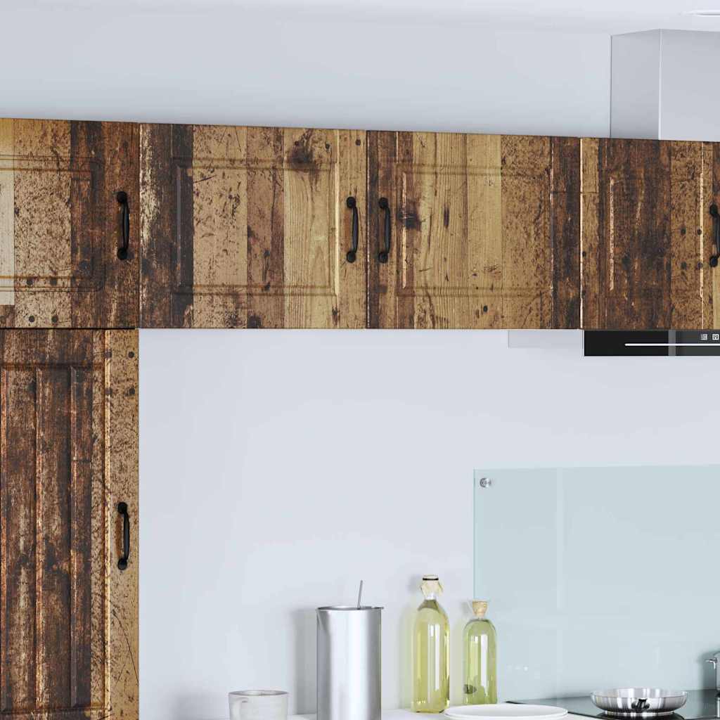 vidaXL Küchenwandschrank mit Tür Altholz 50 x 31 x 40 cm Holzwerkstoff