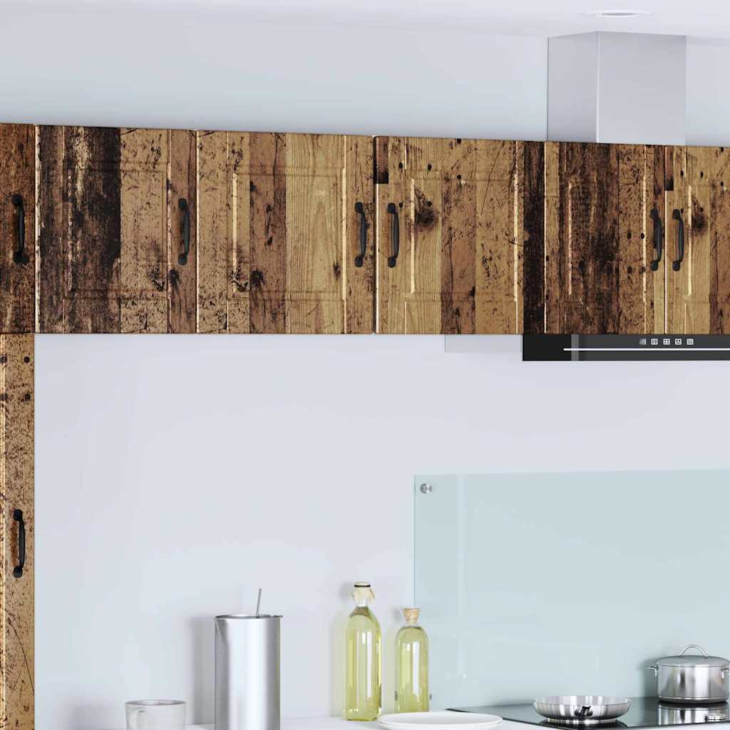 vidaXL Küchenwandschrank mit Tür Altholz 40 x 31 x 40 cm Holzwerkstoff