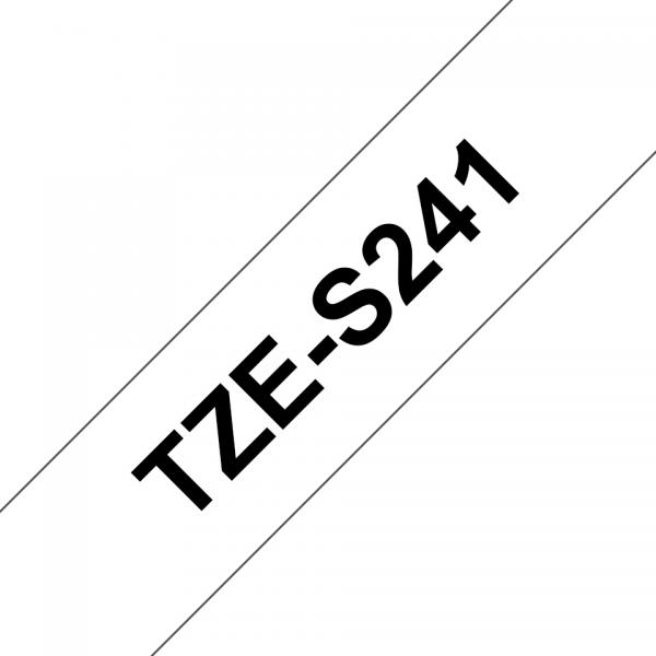 Nastro Laminato per Etichettatrici Brother TZE-S241 18 mm
