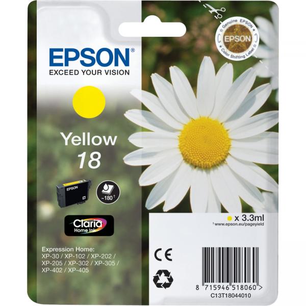 Cartuccia d'inchiostro compatibile Epson Cartucho Epson 18 amarillo Giallo