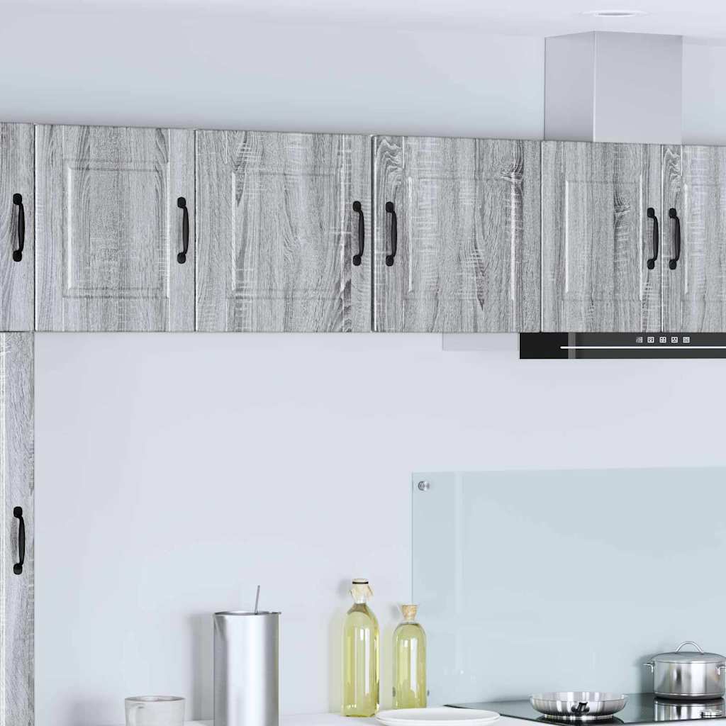 vidaXL Küchenwandschrank Graues Sonoma 40 x 31 x 40 cm Holzwerkstoff