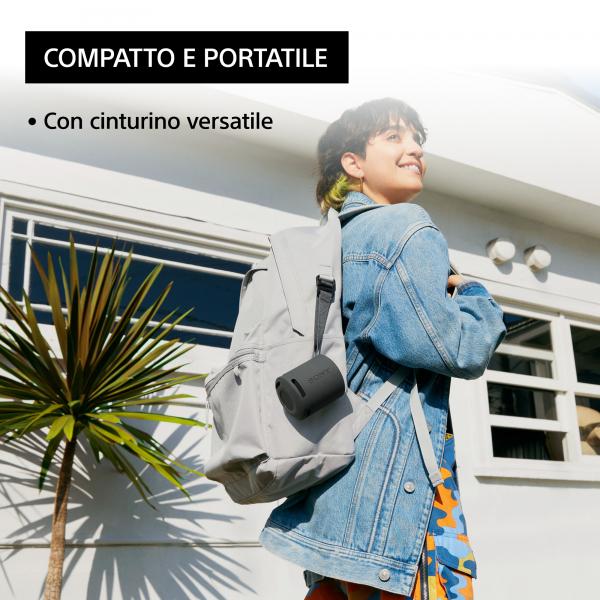 Altoparlante Bluetooth Portatile Sony XB100 Arancio - Image 4