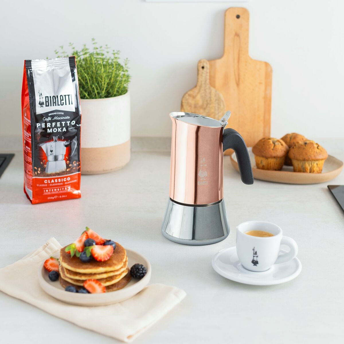 Caffettiera Italiana Bialetti NEW VENUS COPPE 6 Tazze - Image 3