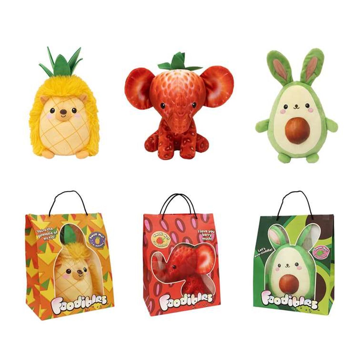 Peluche Cefatoys Foodibles Multicolore Stoffa