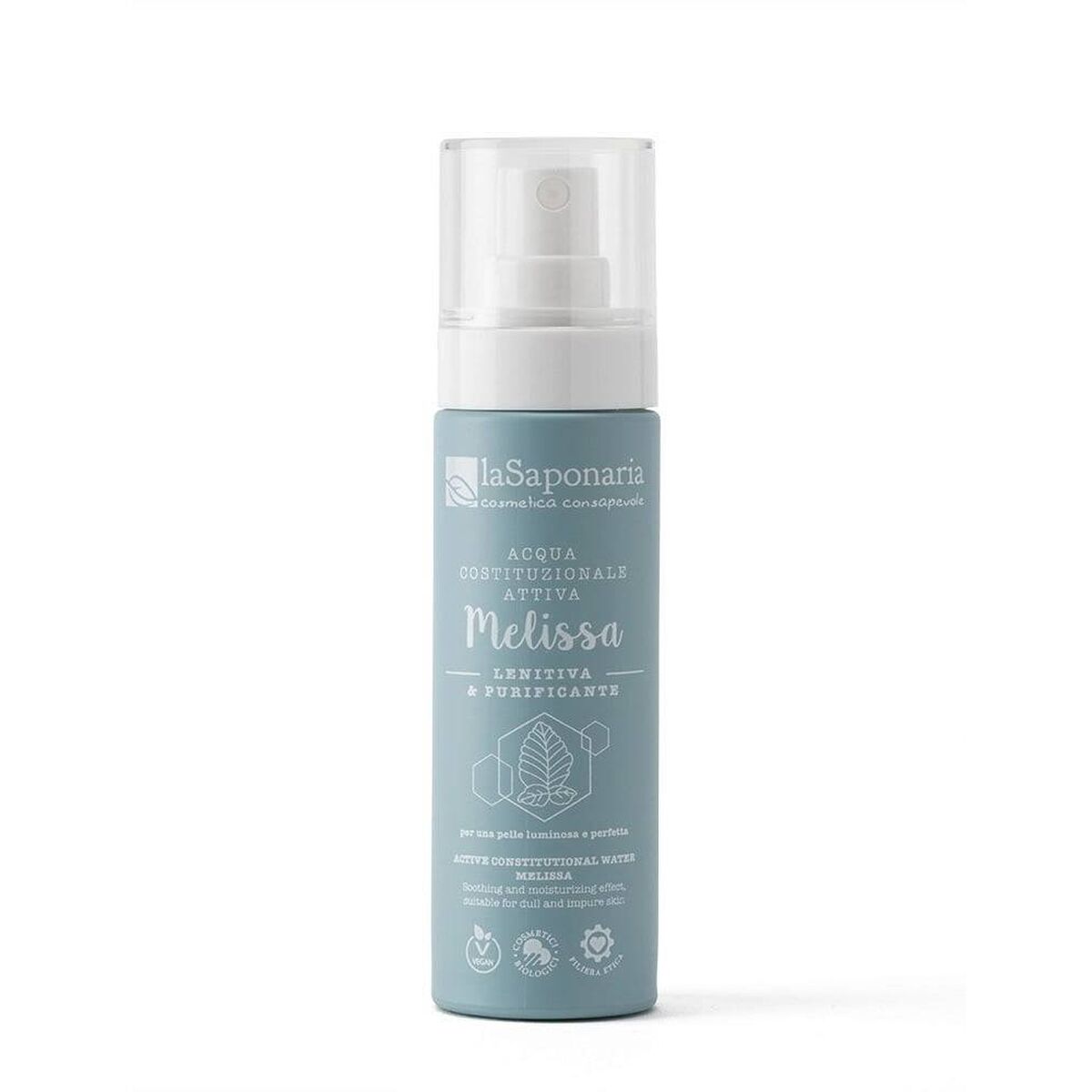 Tonico Viso La Saponaria Agua Activa Melissa 50 ml