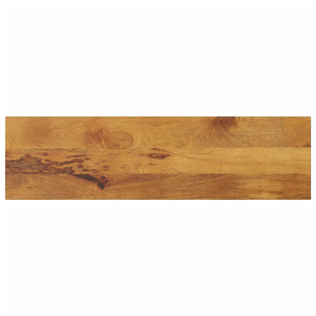 vidaXL Tablero de mesa rectangular madera maciza mango 110x20x2,5 cm