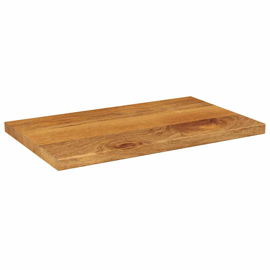 vidaXL Tablero de mesa rectangular madera maciza mango 40x30x2,5 cm