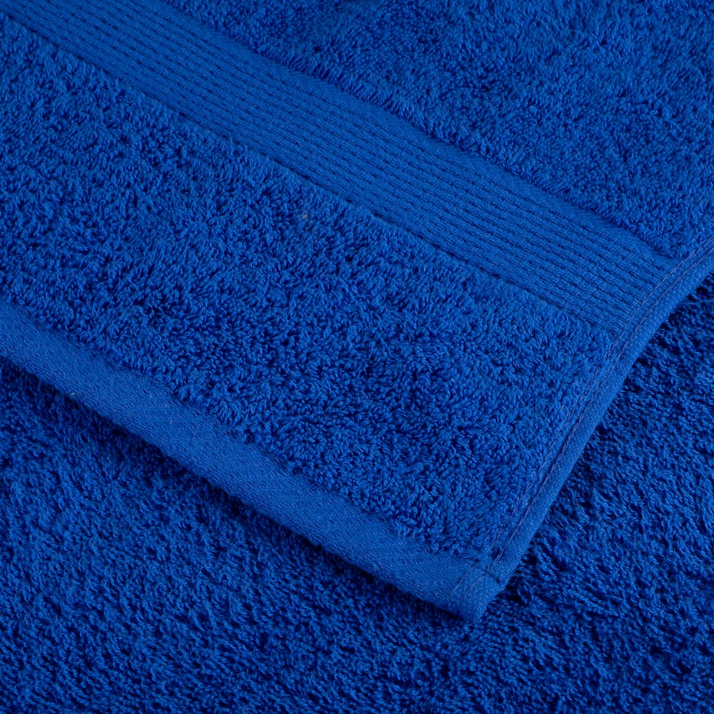 vidaXL 12 tlg. Premium-Handtuch-Set SOLUND Blau 600 g/m² - Image 5
