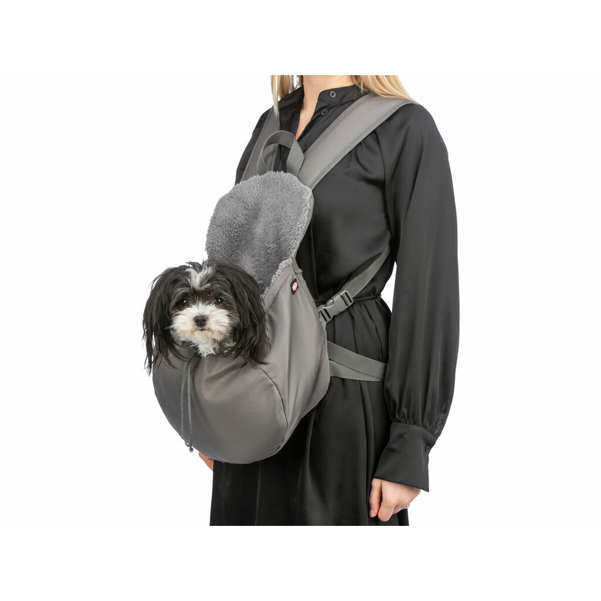 Zaino per Animali Domestici Trixie Molly Grigio 25 × 38 × 17 CM