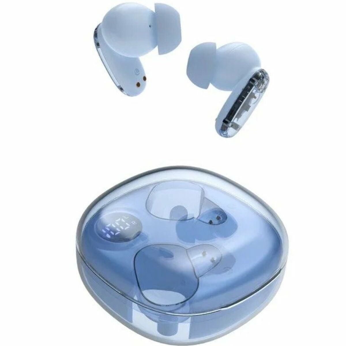 Auricolari Wireless con Custodia di Ricarica Mars Gaming MHIB2BL Azzurro