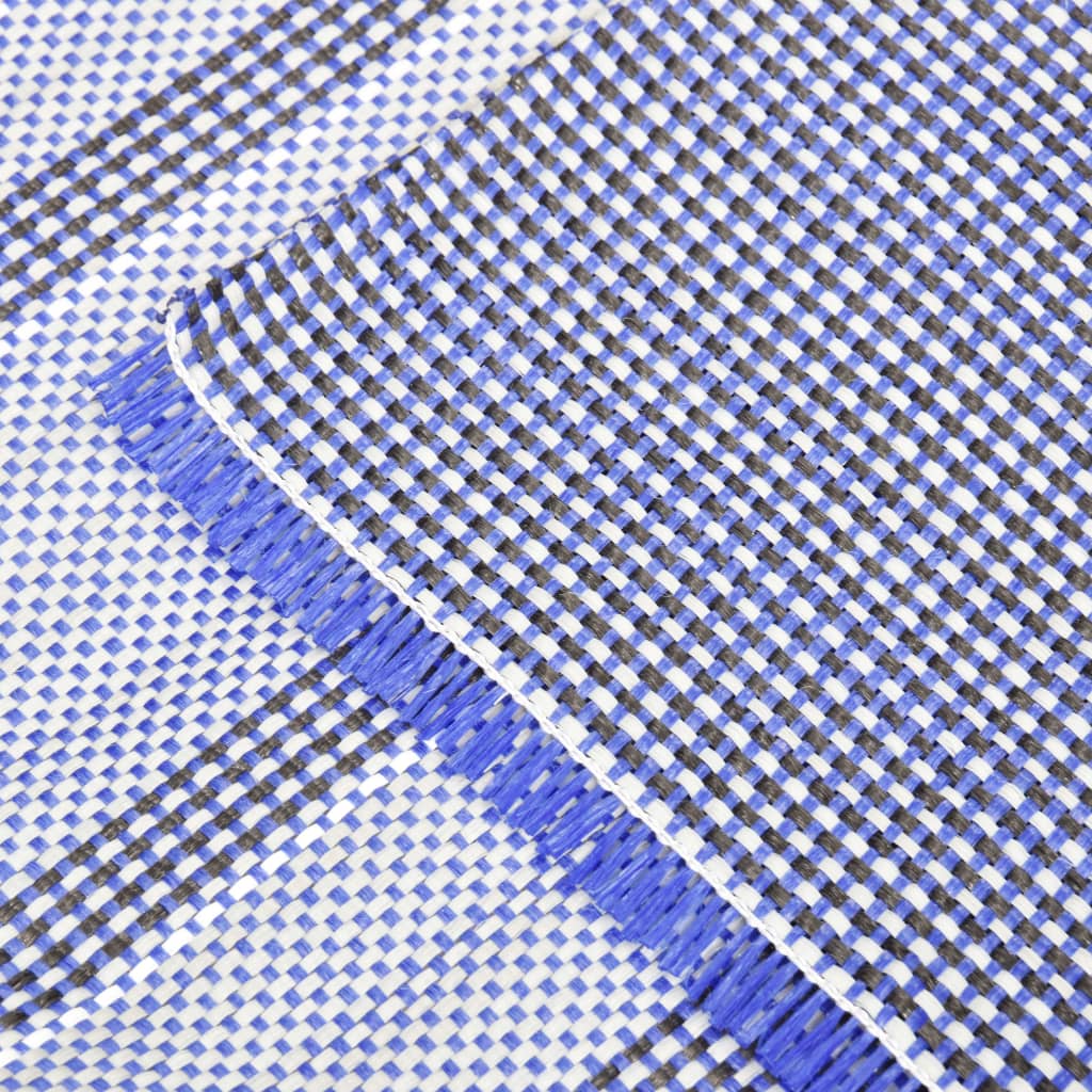 vidaXL Tapis de tente 250x200 cm Bleu - Image 4