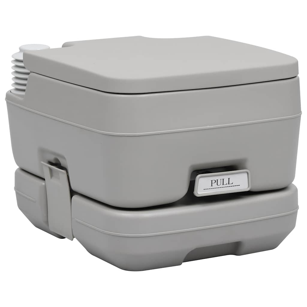 vidaXL Inodoro portátil para camping con tienda 10+10 L - Image 6