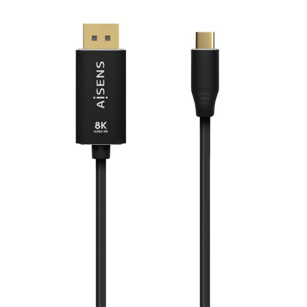 Adattatore USB-C con DisplayPort Aisens A109-0687 Nero 1,8 m