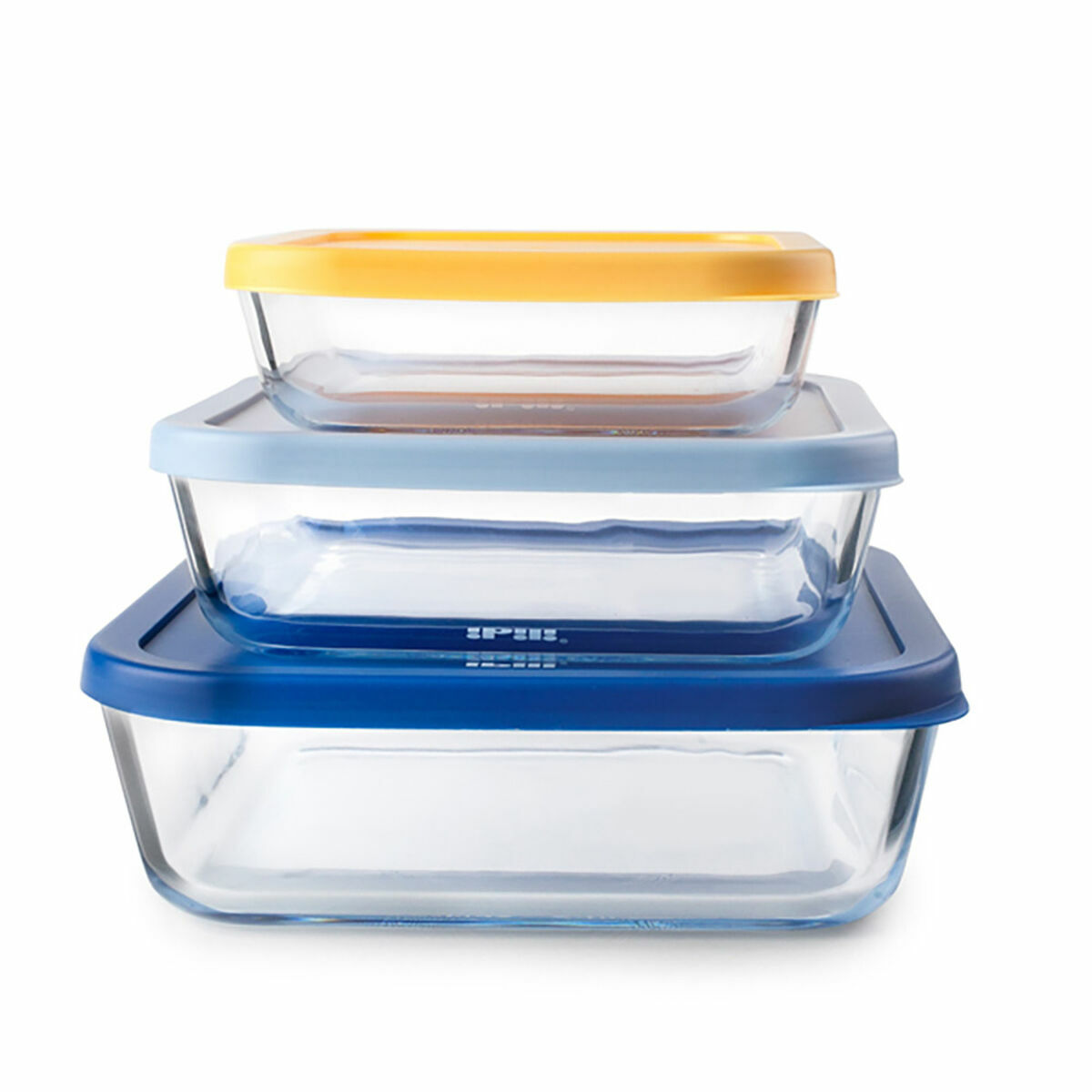 Set di 3 scatole porta pranzo Ibili 689200