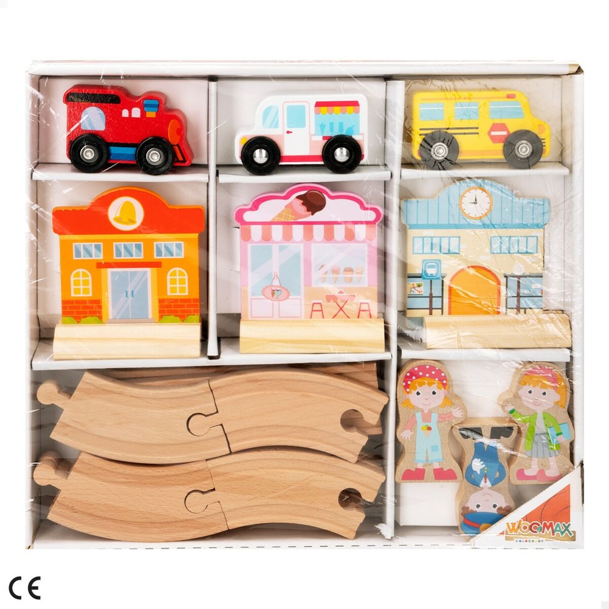 Tren con il circuito Woomax 6 Unità 39 x 1 x 26 cm - Image 4
