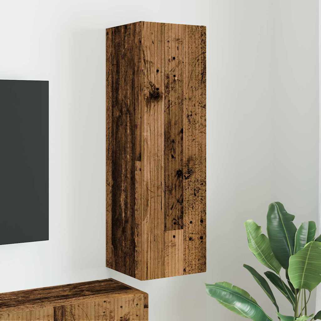 vidaXL Meuble TV mural Bois Ancien 30 x 31 x 100 cm Bois d'ingénierie