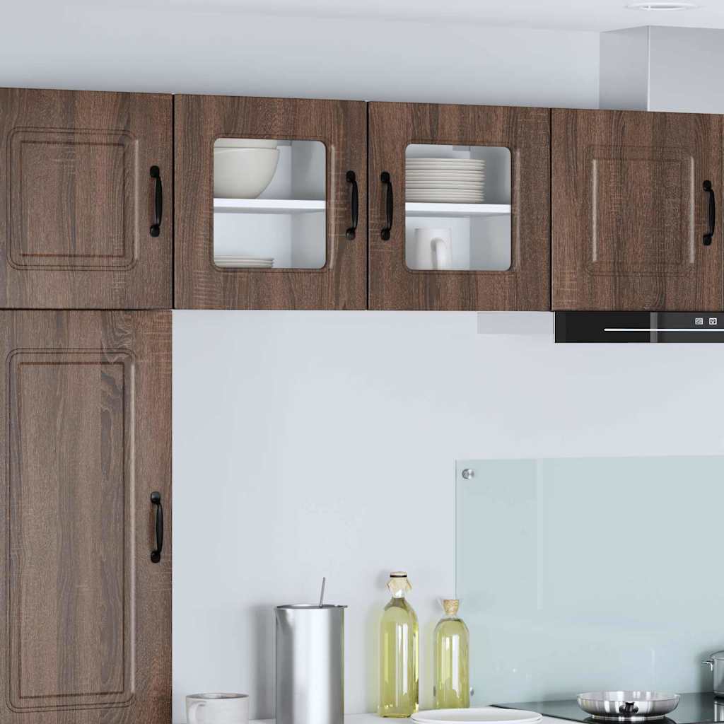 vidaXL Küchenwandschrank mit Regal Braun Eichen-Optik 40 x 31 x 40 cm