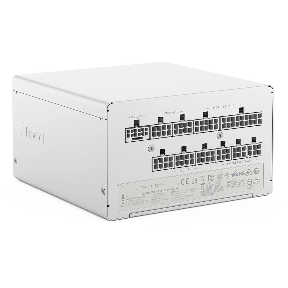 Fonte di Alimentazione Fractal Design FD-P-IA3G-101-EU-WT 1000 W 80 Plus Gold