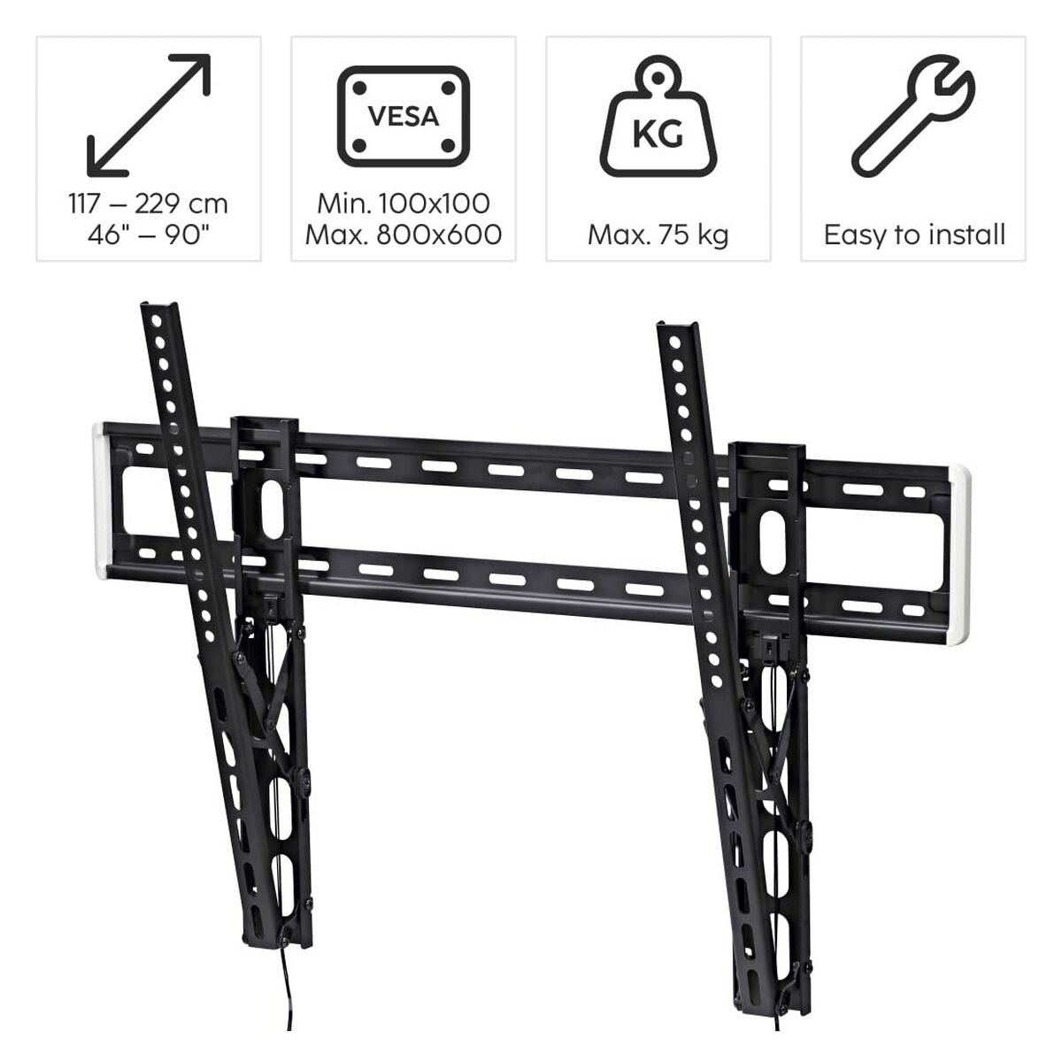 Supporto TV Hama 00220818 100" 75 Kg