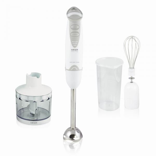 Frullatore ad Immersione Haeger HB-400.012A Bianco 400 W 400W