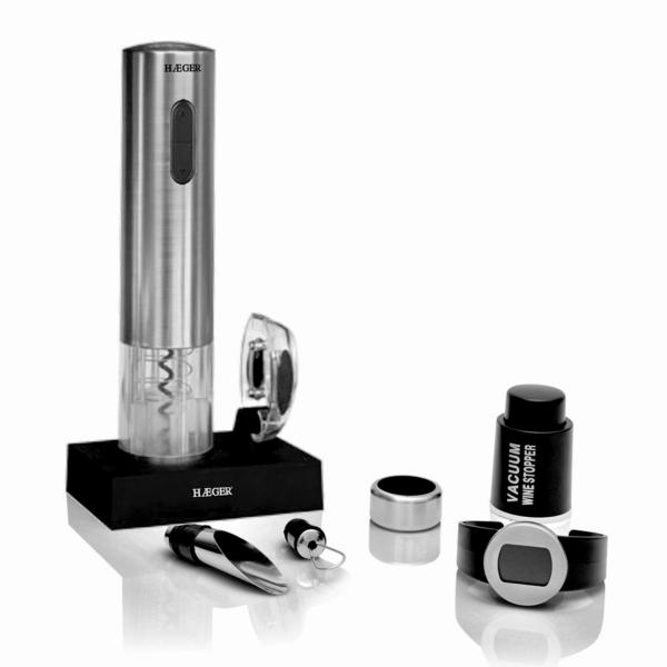 Cavatappi Elettrico Haeger WO-PSC.003A Acciaio inossidabile
