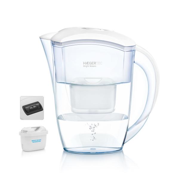 Brocca filtrante Haeger WJ-24W.004A Bianco 2,4 L