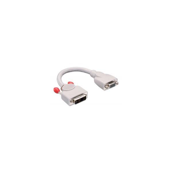 Adattatore DVI LINDY 41222 Grigio Bianco