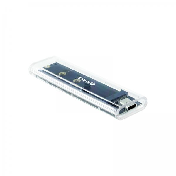Custodia Hard Disk TooQ TQE-2200 Trasparente USB USB-C